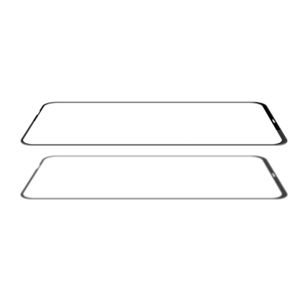 Skärmskydd Huawei P40 Lite - 3D Härdat Glas Svart