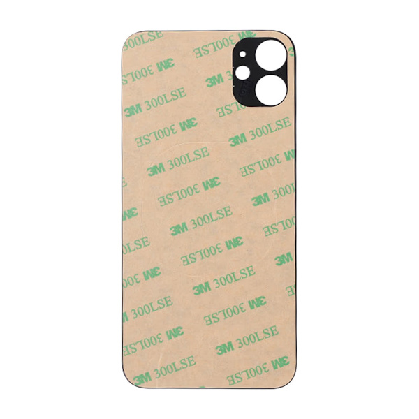 iPhone 11 Back Glass with Adhesive Tape - Black