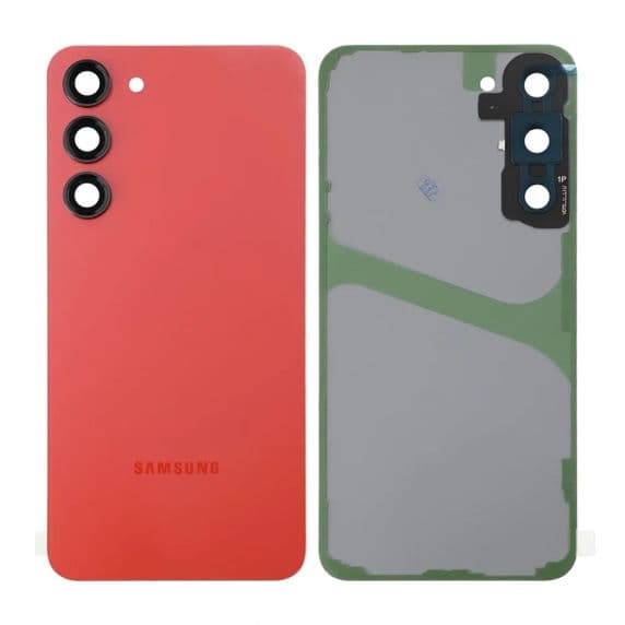 Samsung Galaxy S23 Plus Baksida med tejp - Röd Svart