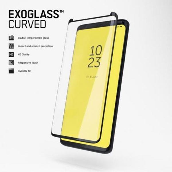 Copter Exoglass Curved Skärmskydd för Samsung Galaxy A72