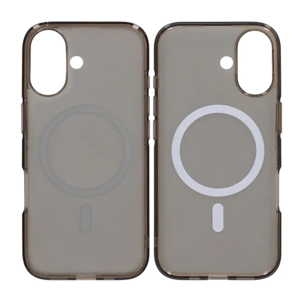Phantom magnetic case with frosted backplate texture For iPhone 17 Black