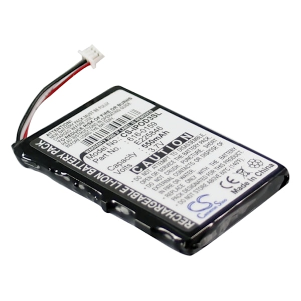 Battery for Apple iPod (3rd Gen) 550mAh, 3.7V
