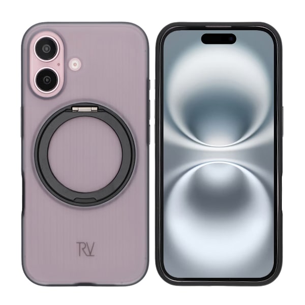 iPhone 16 Rvelon Case Rotating Magnet Stand - Black