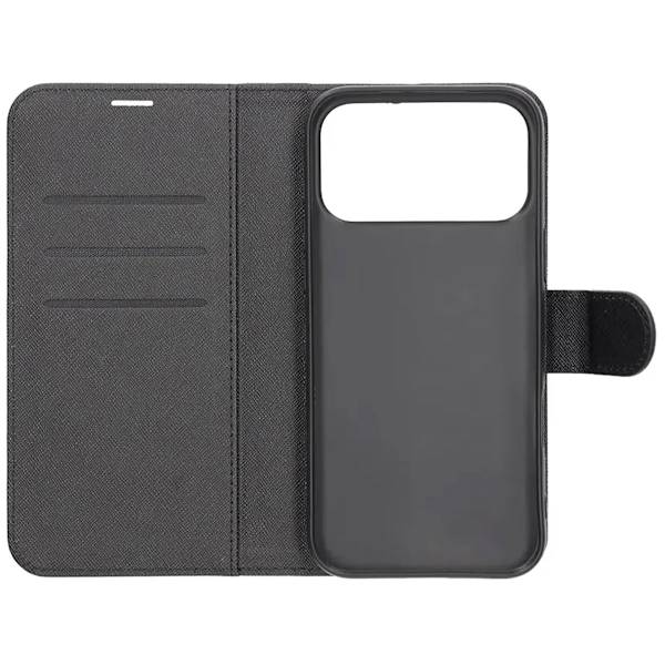 Wallet Case with Stand for iPhone 17 Pro - Black