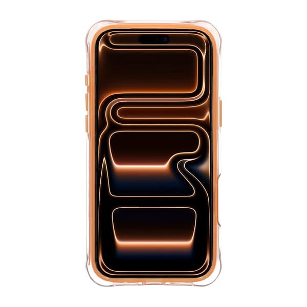 Vacuum-Airbag Dual Protection Magnetic Case For iPhone 17 Pro/18 Pro Orange