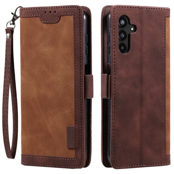 Samsung Galaxy A55 5G Wallet Cover PU Leather - Brown