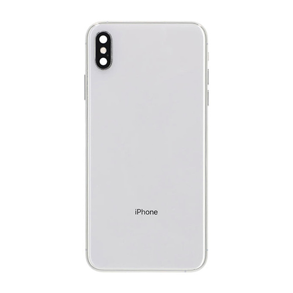iPhone XS Max Baksida med Komplett Ram - Vit