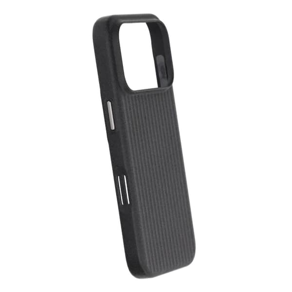 Corrugated Rock Sand Magnetic Case - iPhone 17 Pro Black