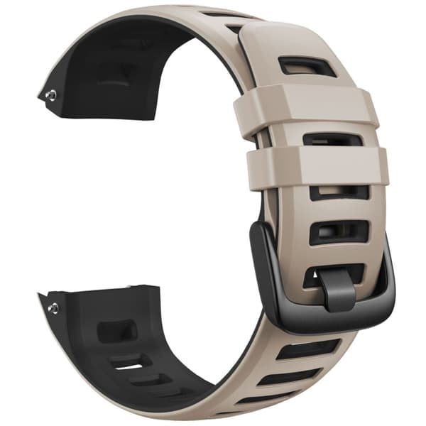 Garmin Instinct Silicone Two-colored Watch Band - Beige/Black