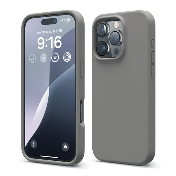 iPhone 16 Pro Max Silicone Case Rvelon - Grey