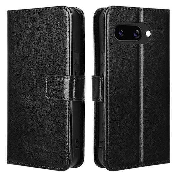 Google Pixel 9a Wallet Cover with Stand - Black