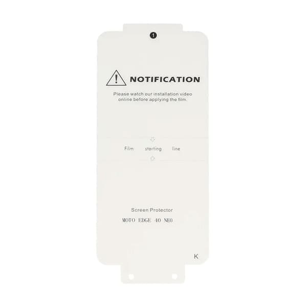 Motorola Edge 40 Neo 5G UV Screen Protector - Transparent - bulk