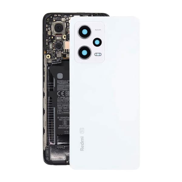Xiaomi Redmi Note 12 Pro Back Glass - Silver