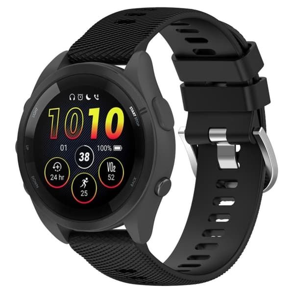 Garmin Forerunner 265 Silicone Watch Band - Black