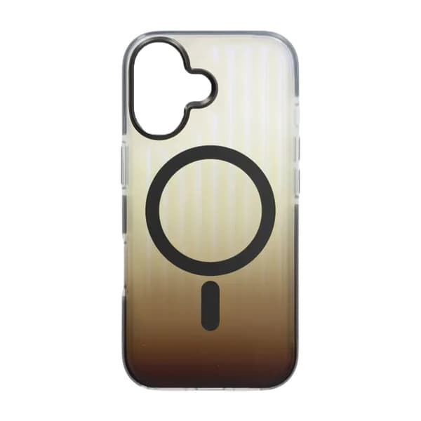 Corrugated MagSafe Mobile Case for iPhone 17 - Grey