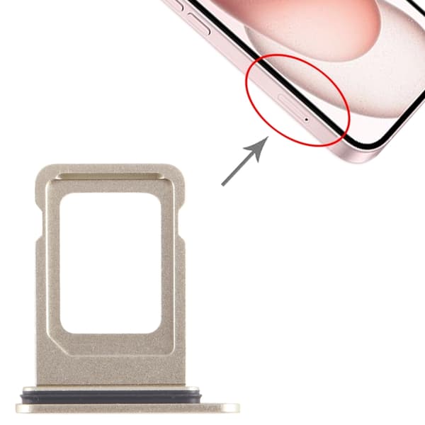 iPhone 15 Sim Card Tray Yellow