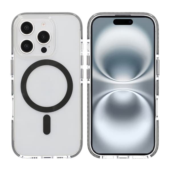 iPhone 16 Pro Max Mobile Case Magnet Double Protection - Gray
