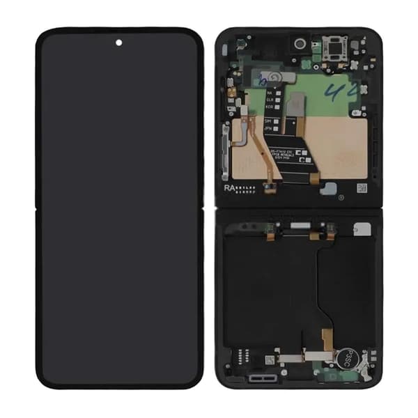 Samsung Galaxy Z Flip7 FE (SM-F761B) Display + Frame + Touchscreen Inner Black