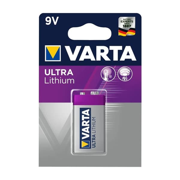 Varta Ultra Battery 9V Lithium 1-pack
