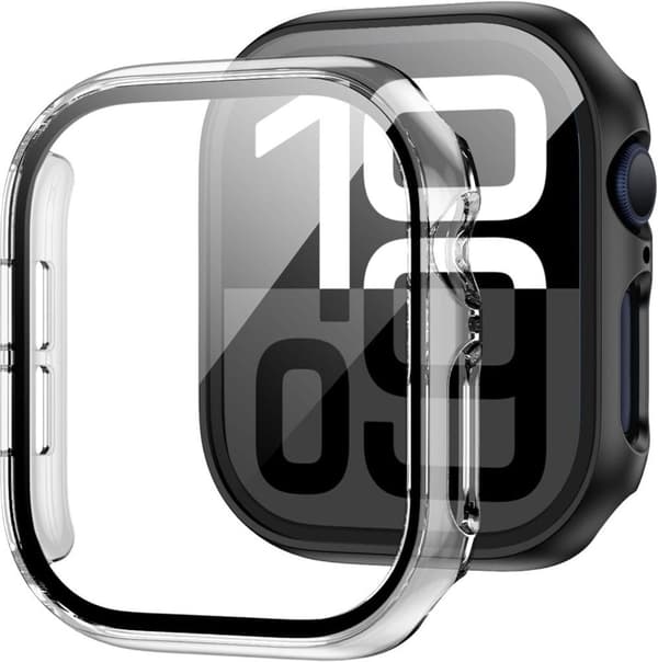 Tech-Protect Defense360 Case for Apple Watch 10 (42mm) - Transparent