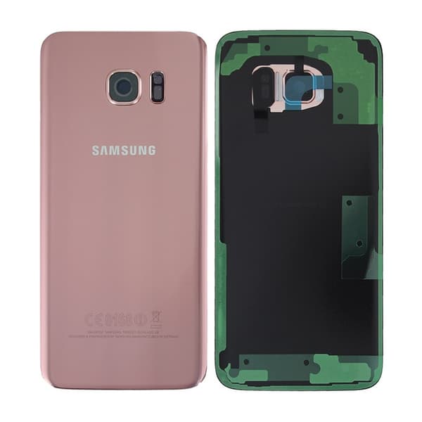 Samsung Galaxy S7 Edge Baksida Med Tejp - Roseguld