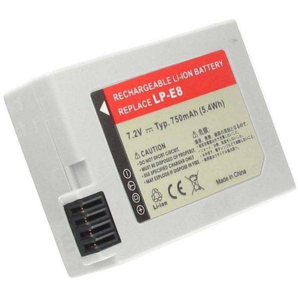 Battery for LP-E8 replacement battery