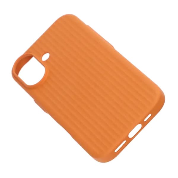 Korrugerat Skal med Magsafe för iPhone 17 - Orange