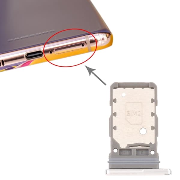 Samsung Galaxy S21 Ultra 5G SIM Card Holder Phantom Silver