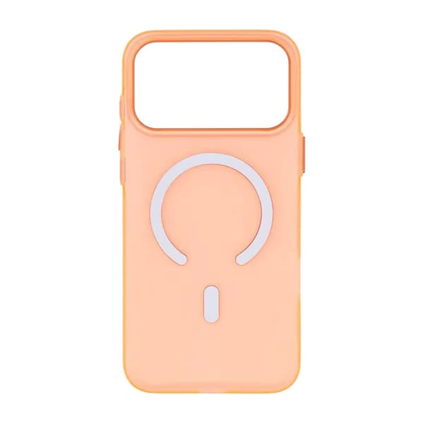Mobile phone case with camera protection iPhone for 17 Pro Max - Frosted Orange
