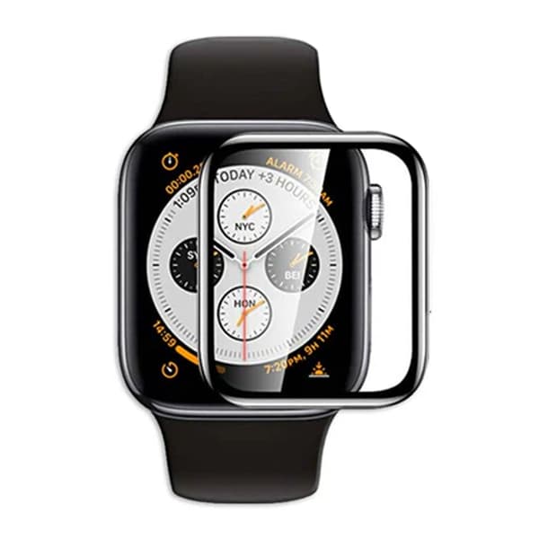 Screen Protector Apple Watch edition Series 7 41mm - 3D Full Tempered Glass Black
