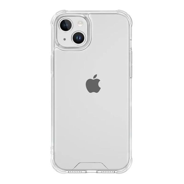 iPhone 15 Plus Stöttåligt Mobilskal - Transparent