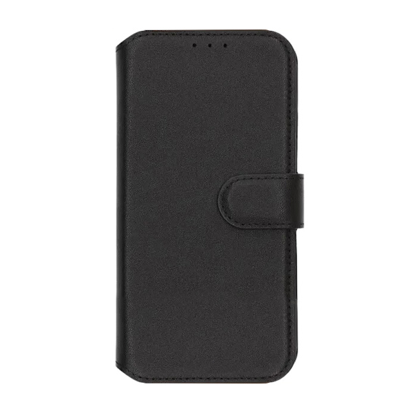 Rvelon Wallet Case Genuine Leather for iPhone 17 Pro - Black