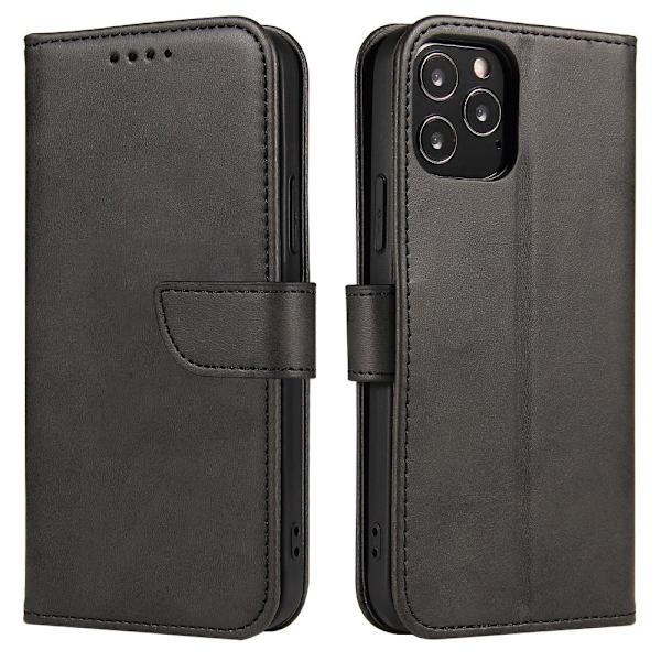 IPhone 12- 12 Pro wallet cover - Black