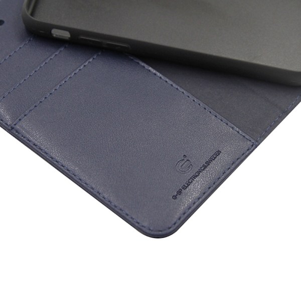 iPhone X/XS Plånboksfodral Magnet Läder med Stativ - Blå