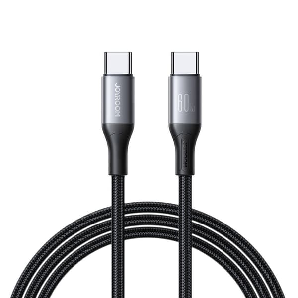Joyroom Flash Series Fast Charging USB-C to USB-C Cable 60W, 1m - Black