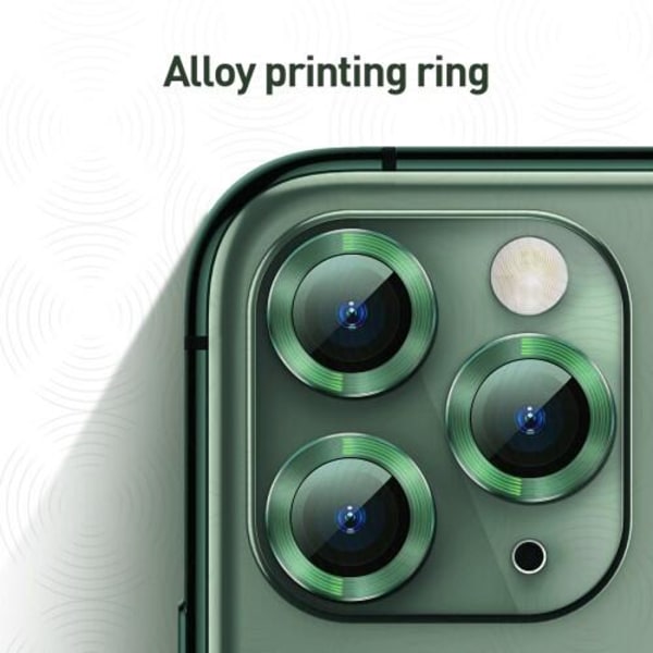 Baseus Alloy Linsskydd för iPhone 11 Pro & 11 Pro Max - Silver