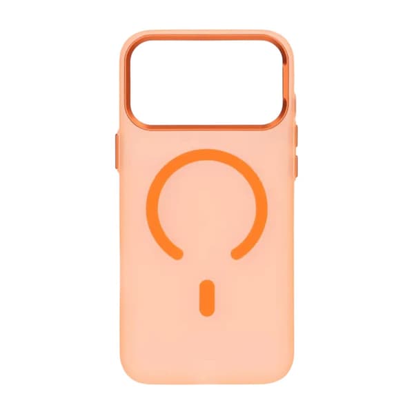 Mobile phone case with camera protection iPhone for 17 Pro Max - Frosted Orange