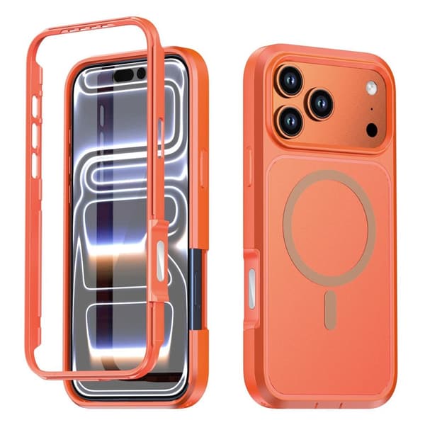iPhone 18 Pro/17 Pro MagSafe Case Shockproof - Orange