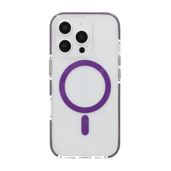 iPhone 16 Pro Mobile Case Magnet Double Protection - Purple