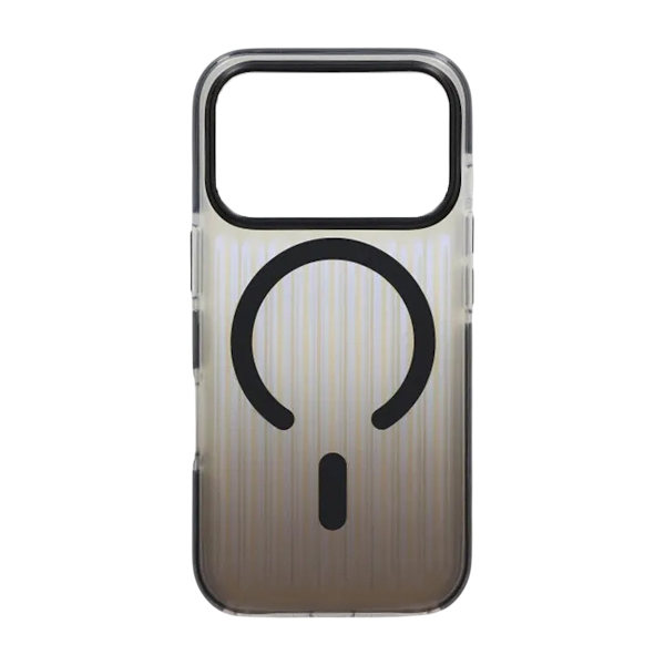 Corrugated MagSafe Mobile Case for iPhone 17 Pro - Black