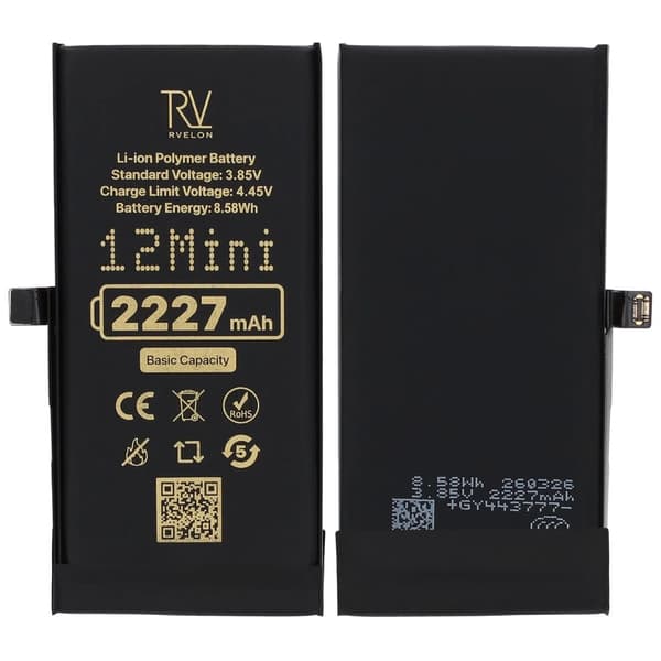 RV Battery iPhone 12 Mini 2227mAh Premium