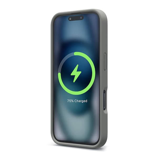 iPhone 16 Pro Mobile Case Silicone Magnet Rvelon - Grey