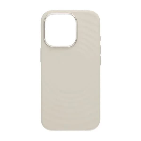 Silicone Mobile Case for iPhone 16 Pro - White with Camera Protection