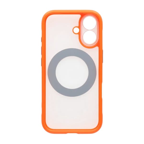 Skal med Roterbart MagSafe-Stativ för iPhone 17 - Orange