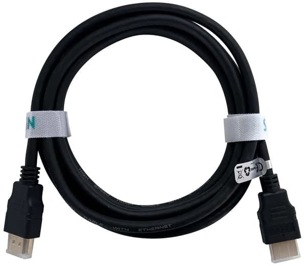 SiGN HDMI Kabel 4K, 3m - Svart Svart