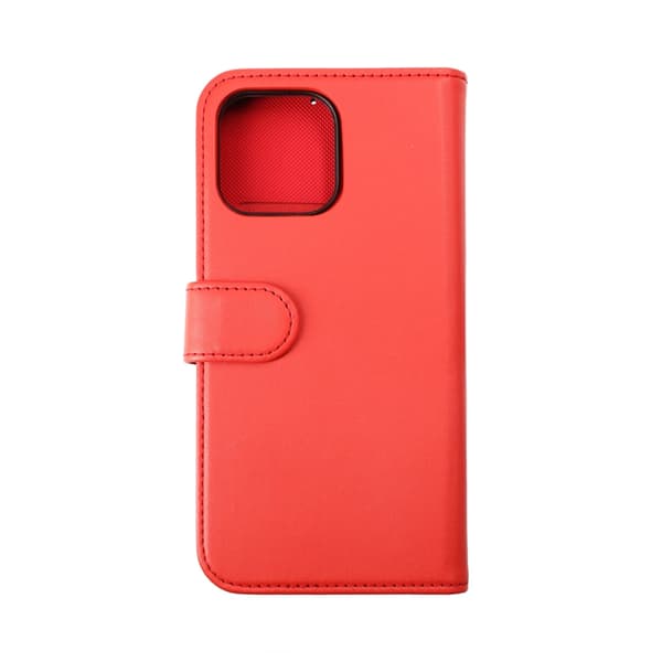 iPhone 14 Pro Max Plånboksfodral Magnet Rvelon - Röd