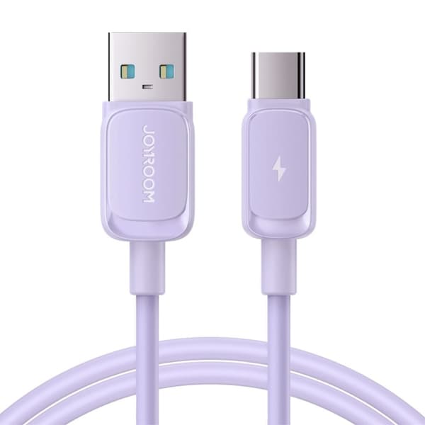 Joyroom USB-A to USB-C Fast Charging Cable, 3A, 1.2m - Purple