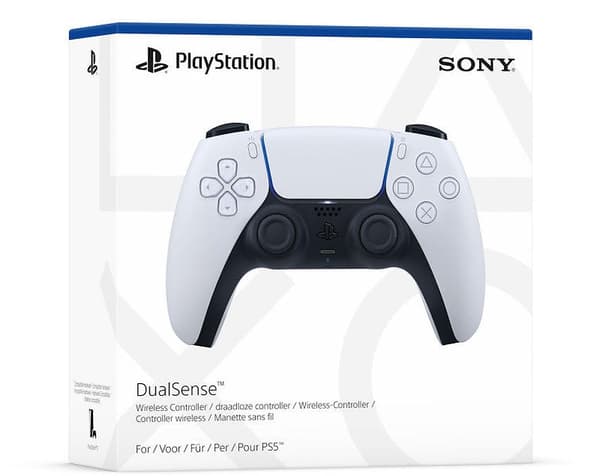 Original Sony PS5 DualSense Trådlös Handkontroll - Vit Svart