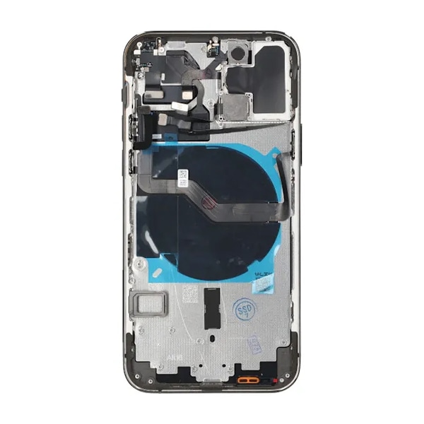 iPhone 12 Pro Baksida med Komplett Ram OEM - Grafit