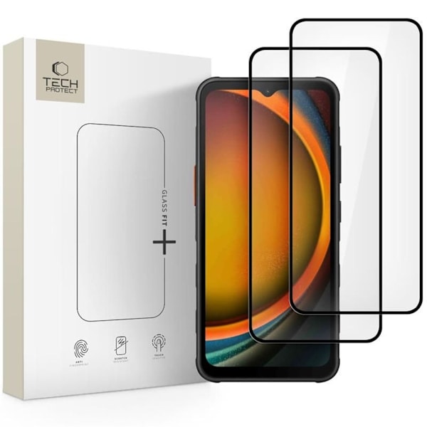 Tech-Protect Glass Fit+ 2-pack Screen Protector for Samsung Galaxy Xcover 7/7 Pro